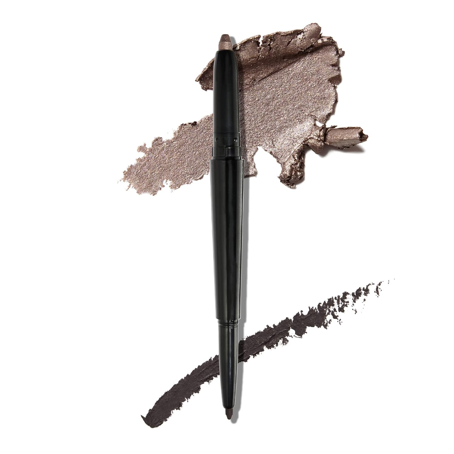 Laura Geller New York Swipe-N-Line Dual-Ended Eyeshadow + Eyeliner - Smokey (Charcoal/Shimmery Gray) - Cream Eyeshadow & Smooth Glide Eyeliner - Waterproof & Crease-Free Color