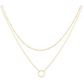 MEVECCO Layered Heart Necklace Pendant Handmade 18k Gold Plated Dainty Gold Choker Arrow Bar Layering Long Necklace for Women