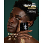 Buttah Skin Facial Shea Butter 2Oz - Moisturizer For Dry Skin - Very Dry Skin Moisturizer - Think Face Cream Moisturizer Dry Skin