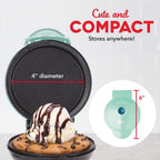 Dash Mini Maker Griddle - Compact Griddle For Creative Homemade Treats - Nonstick Surface, Quick Heat-Up System & Space-Saving Design - Aqua