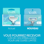 Gillette Venus Women's Original 3 Blade Razor Refills, 4 Count (Packaging May Vary)