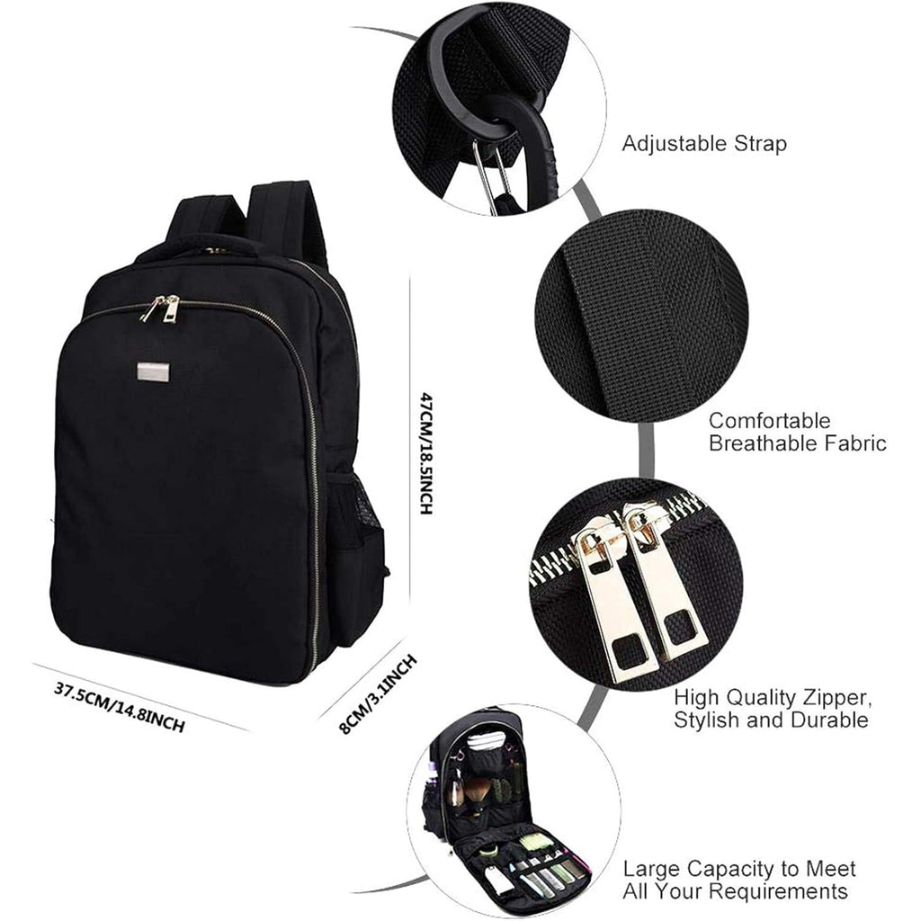 Barber Supplies Bag Organizer For Clippers And Supplies, Portable Clipper Bags And Cases For Men, Cosmetology Bag Hairstylist Clipper Backpack For Barber Accessories Essentials Stuff