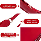 Shoulder Bag For Women, Small Under The Arm Patent Leather Purses, Mini Clutch Y2K Jelly Handbag Crossbody Bags