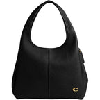 COACH womens Polished Pebble Leather Lana Shoulder Bag