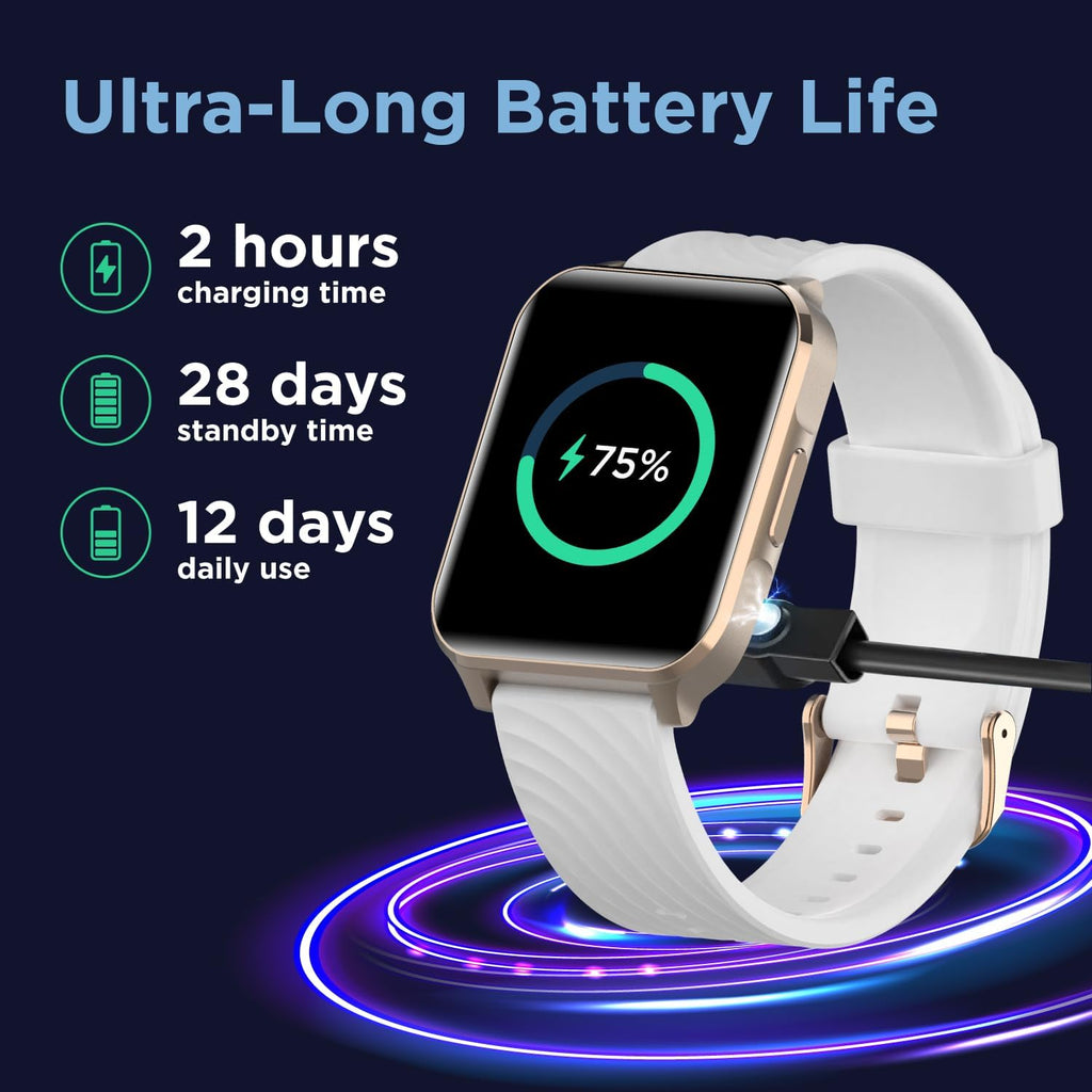 Motorola Moto Watch 70 - Health and Fitness Bluetooth Smartwatch for Every Day Wear, Advanced Health Features, Up to 10 Days Battery Life - Compatible with Android and iOS - Rose Gold