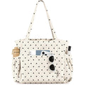 Cute Corduroy Tote Bag For Women - Large Capacity Multi-Pocket Shoulder Bag With Zipper