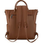 Montana West Wrangler Womens Convertible Backpack Purse Anti-Theft Brown Backpack With Adjustable Crossbody Shoulder Strap For Work Travel Wg175-9110Br