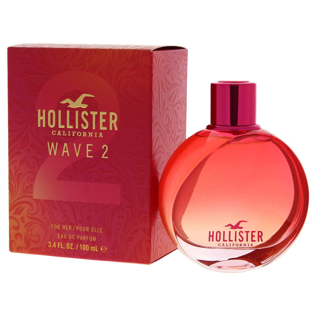 Hollister Wave 2, Eau De Parfum Spray, Women, 3.4 Ounce