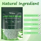 Hair Removal Wax, 2lb Wax Beads for Sensitive Skin, With Pure Aloe Vera, For Face, Eyebrow, Leg, Bikini, Brazilian Waxing, Coarse Body Hair Specific