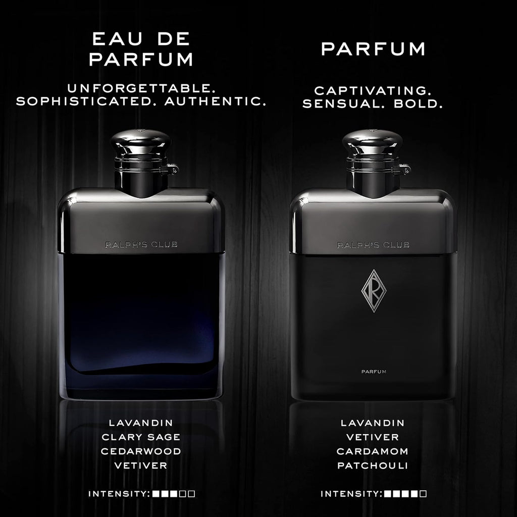 RALPH LAUREN FRAGRANCES - Ralph's Club - Eau de Parfum - Men's Cologne - Woody & Fresh - With Lavandin, Sage, Vetiver, and Cedarwood - Medium Intensity