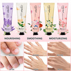 Hand Cream Vegan Friendly,5 x 30ml, Pack of 5,for Dry Cracked Hands,Daily Moisturising hand Lotion gift set,Mothers Day gifts for women