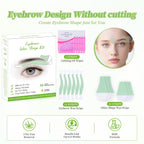 Eyebrow Wax Strips - 56 Strip Eyebrow & Upper Lip Hair Remover with 4 Soothing Wipes | Natural Beeswax Formula | Painless at Home Hair Removal for Women & Sensitive Skin | Lasts 6 Weeks
