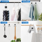 Belt Hanger, 2Pcs Belt Organizer For Closet 360° Rotatable Max 48 Belt Storage Rack Space Saving Closet Organizers And Storage For Belt, Bra, Tank Top, Tie, Scarf, Purse