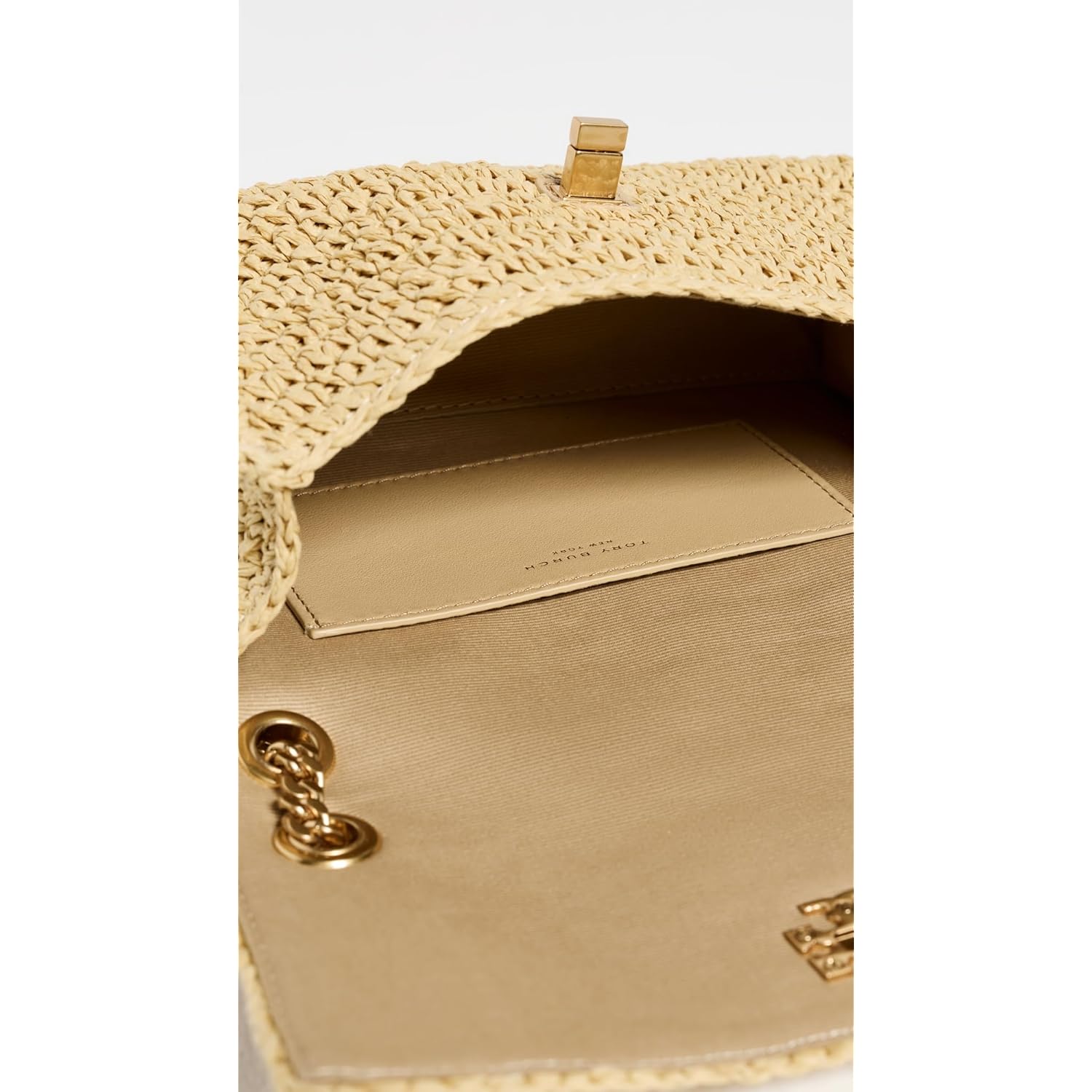 Tory Burch Women's Kira Turnlock Woven Mini Bag