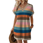 Wiholl Summer Dresses For Women Casual Tshirt Dress Midi Dresses Fashion Beach Vacation Clothes