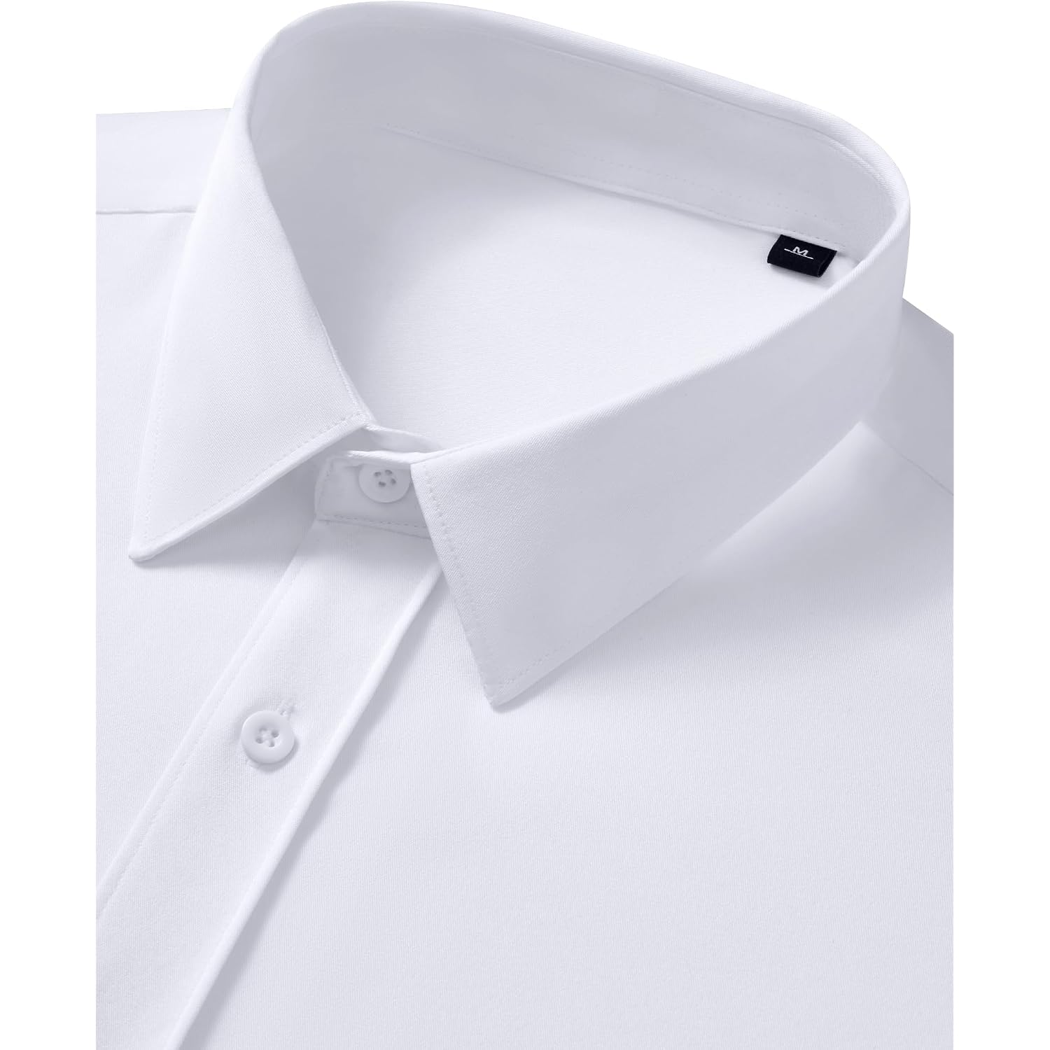 Men'S Short Sleeve Dress Shirts Stain Shield Stretch Button Down Shirt Business Casual Formal Wedding Office Tops