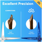 Equinox Razor Edge Series Professional Hair Scissors - 6.5” Premium Japanese Stainless Steel Hair Cutting Scissors, Hair Shears For Hair Cutting, Barber Accessories & Hair Salon Supplies - Blue