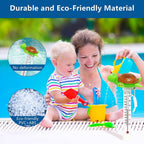 Floating Pool Thermometer, Large Display With String Easy To Read, Shatter Resistant, For Outdoor & Indoor Swimming Pools, Spas, Hot Tubs & Aquariums (Turtle)