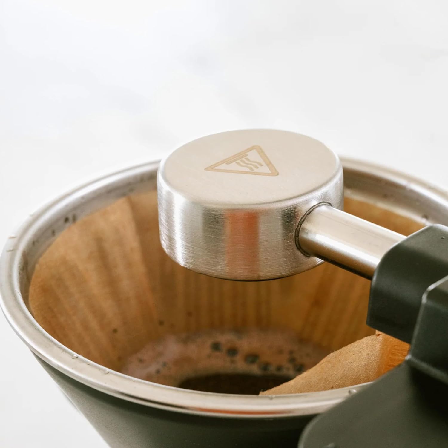 Simplygoodcoffee The Brewer - Plastic-Free. Coffee Maker/Coffee Machine. 8 Cup Automatic Drip Pour Over Coffee Brewer. Brewer Free Of Plastic, Gold Cup Standard. Black/Stainless Steel