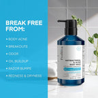 Probliva Antibacterial Body Wash For Body Acne & Breakouts, Back Acne, Body Odor & Razor Bumps, Daily Body Wash & Body Soap For Oily & Acne-Prone Skin, Men & Women (Body Wash)