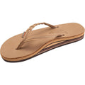Rainbow Sandals Women’S Double Layer Flirty Braidy Premier Leather W/Single Braided Strap