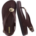 Cushionaire Expo Thong Sandals For Women, Comfortable Slingback Sandals With Arch Support And Cushioned Footbed