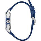 Citizen Men'S Eco-Drive Weekender Watch In Stainless Steel With Blue Polyurethane Strap, Blue Dial (Model: Aw1158-05L)