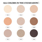 Myster Rosey Neutral Eyeshadow Palette, Nude Eyeshadow Palette, Matte Eye Shadow Makeup Palette With Mirror, Long-Lasting Wear, Vegan, Cruelty-Free - 0.5Oz (Satin Nude)