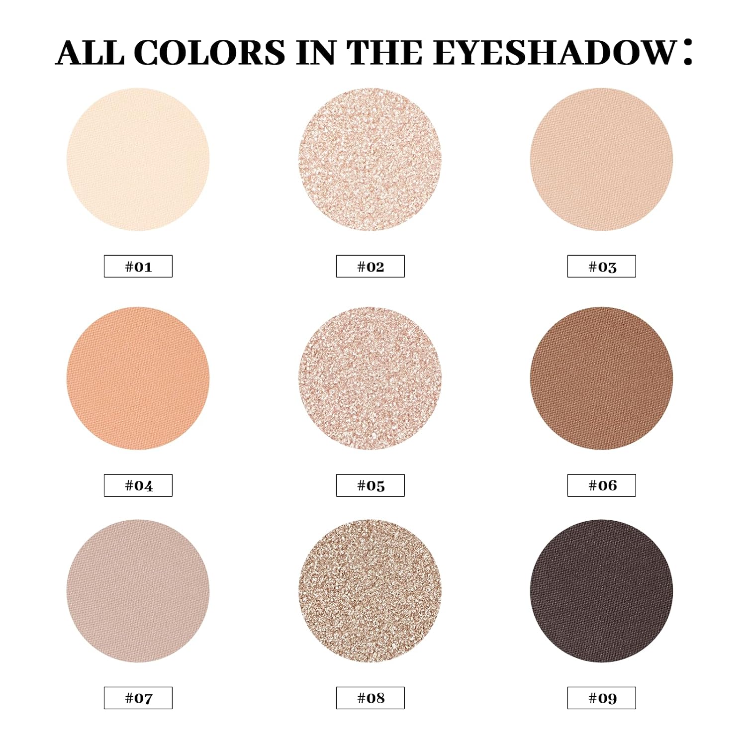 Myster Rosey Neutral Eyeshadow Palette, Nude Eyeshadow Palette, Matte Eye Shadow Makeup Palette With Mirror, Long-Lasting Wear, Vegan, Cruelty-Free - 0.5Oz (Satin Nude)