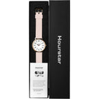 Women's Analog Nurse Watch with Second Hand for Nursing, 12/24 Time, Silicone Band, Easy Read