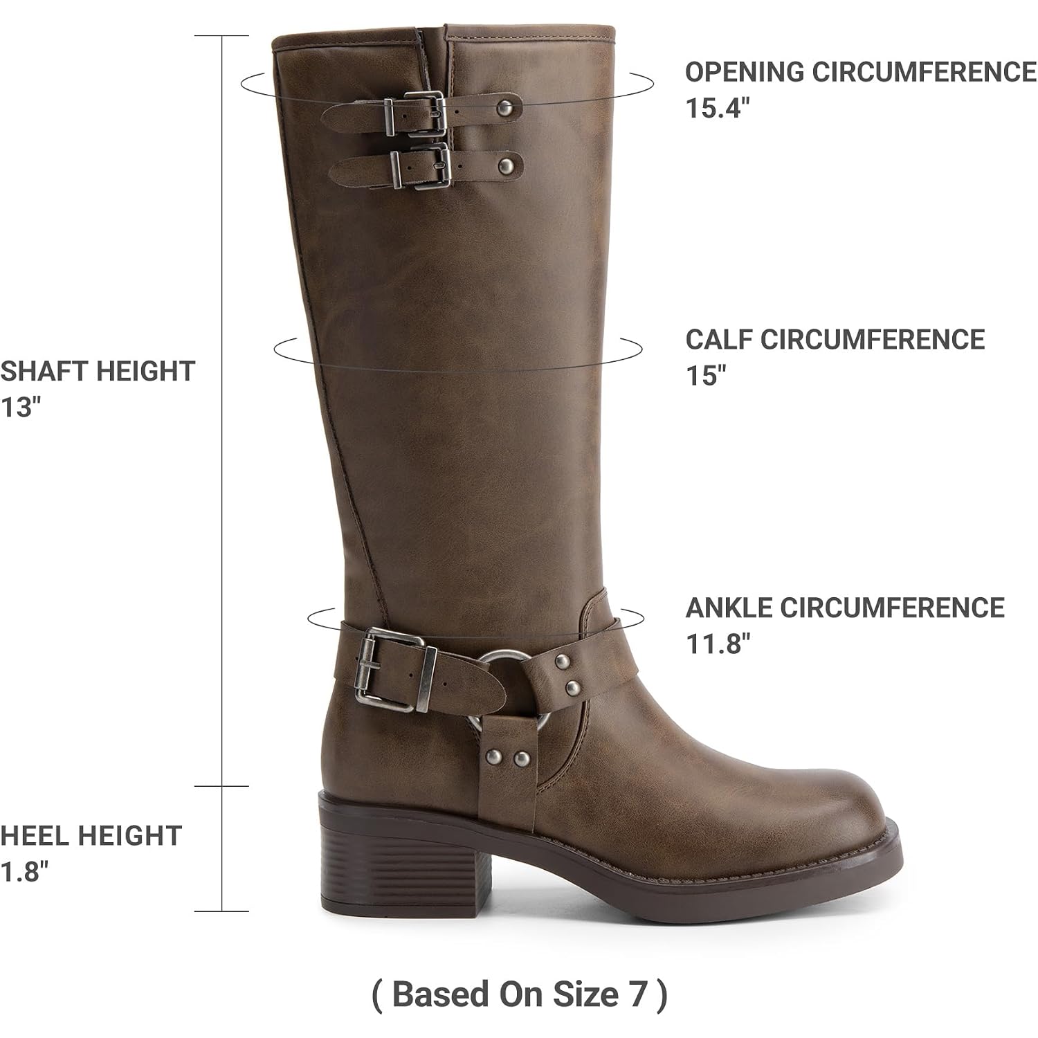 Dream Pairs Women'S Knee High Boots Combat Boots Goth Boot Lace Up Adjustable Buckles Chunky Low Heel Fall Booties With Side Zipper To Put On And Off