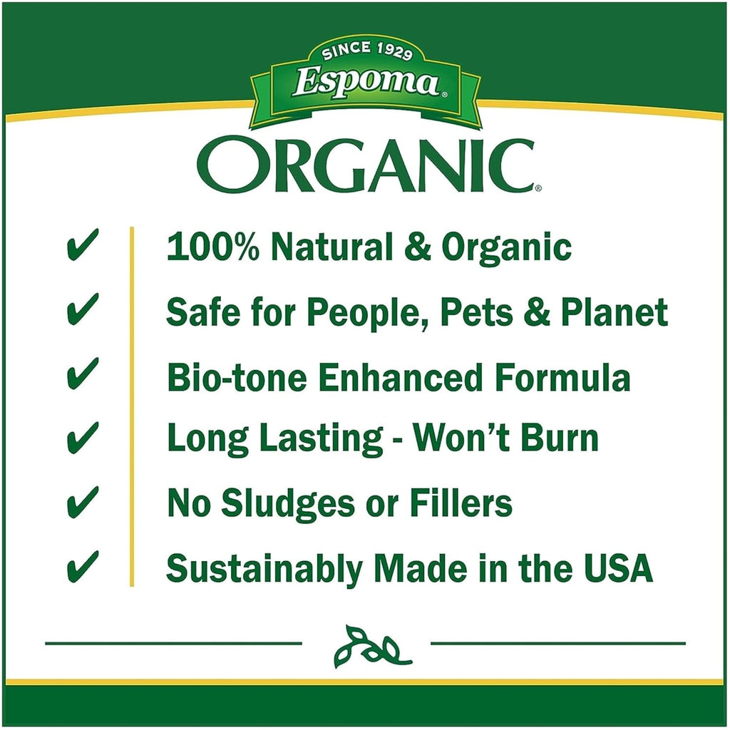 Espoma Organic Holly-Tone 4-3-4 Natural & Organic Evergreen & Azalea Plant Food; 4 Lb. Bag; The Original & Best Fertilizer For All Acid Loving Plants Including Rhododendrons & Hydrangeas. Pack Of 2