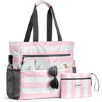 G4Free Beach Bag, Waterproof Sandproof Beach Tote Bag, Large Capacity Foldable For Women