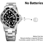 Illimite Melting Automatic Watches For Men Japanese Miyota 8215 Self-Winding Mechanical Movement Watch Waterproof Stainless Steel Art Surrealist Wrist Watches Pea001