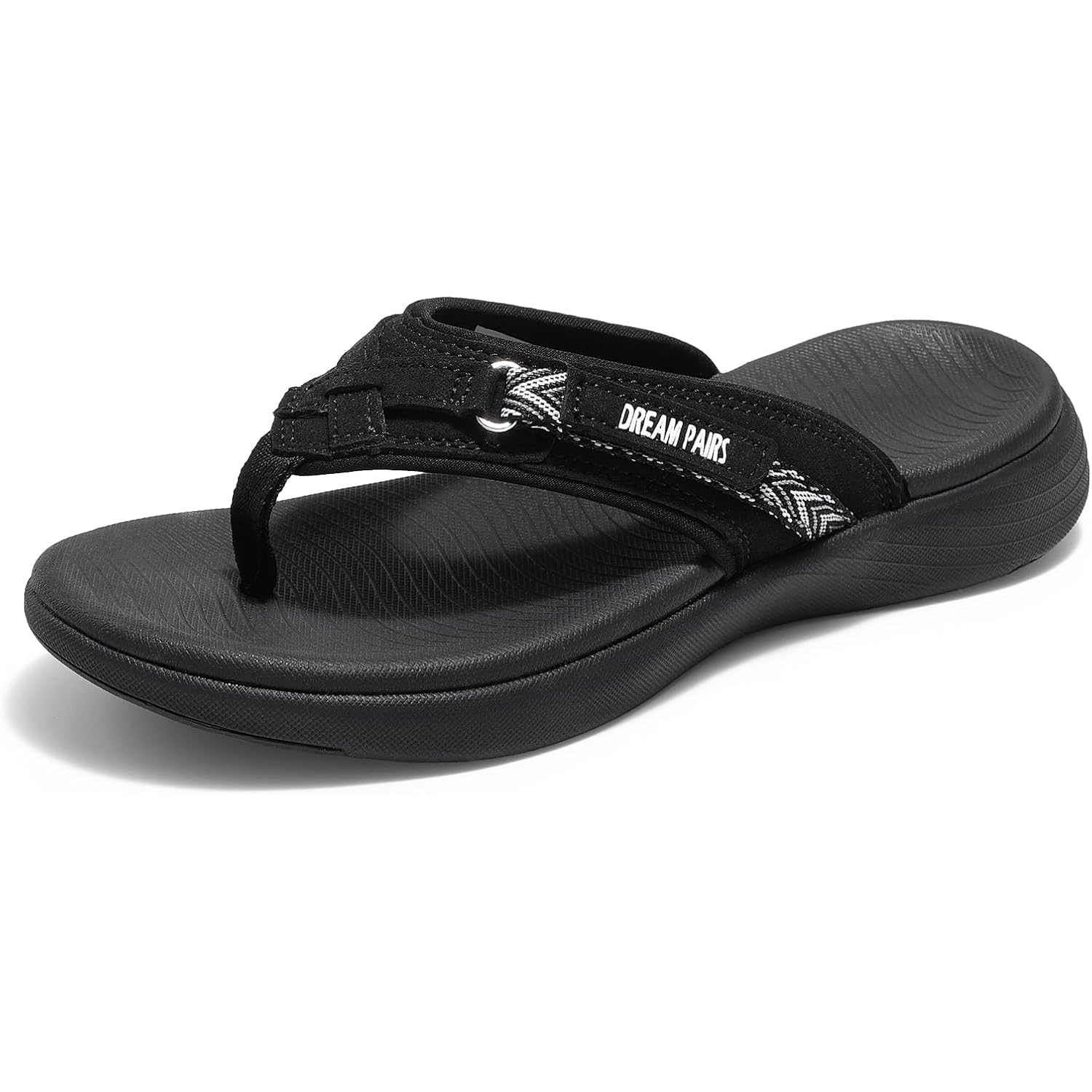 Dream Pairs Women'S Arch Support Flip Flops Comfortable Thong Sandals