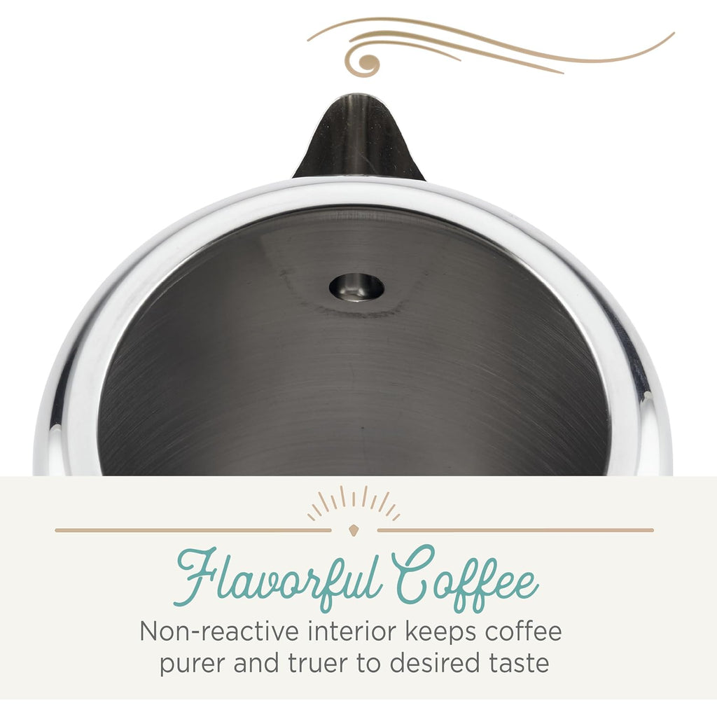 Farberware Classic Yosemite Stainless Steel Coffee Percolator - 8 Cup, Silver