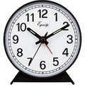 Equity 14075 Black Analog Wind-Up Alarm Clock