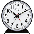 Equity 14075 Black Analog Wind-Up Alarm Clock