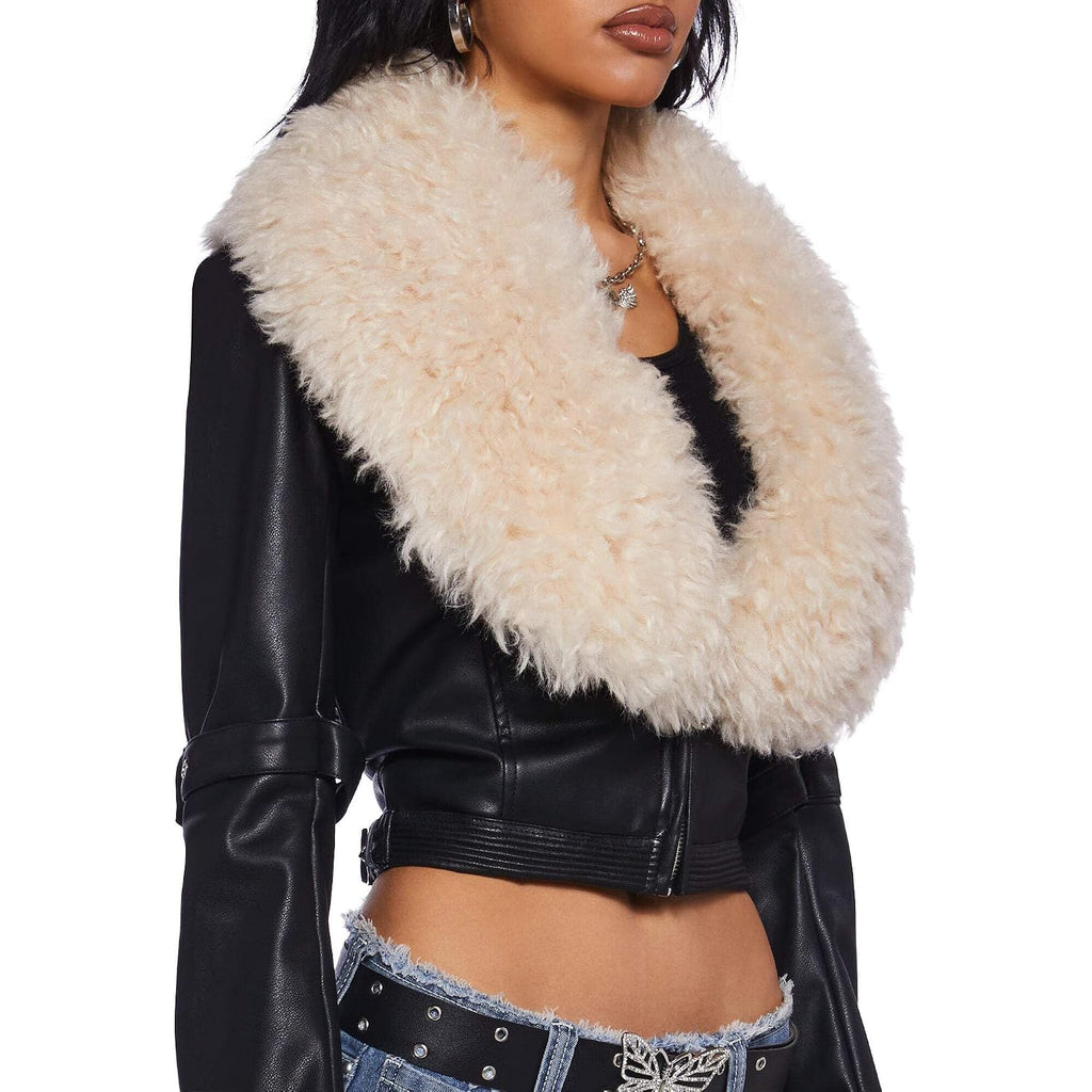 Dolls Kill Covet Moto Jacket By Generation Kiss – Cropped Vegan Leather Moto Jacket For Bold Streetwear Fashion