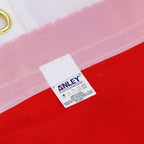 Anley Fly Breeze 3X5 Foot American National Polyester Flag - Vivid Color And Fade Proof - Canvas Header And Double Stitched - The Us National Flags With Brass Grommets 3 X 5 Ft