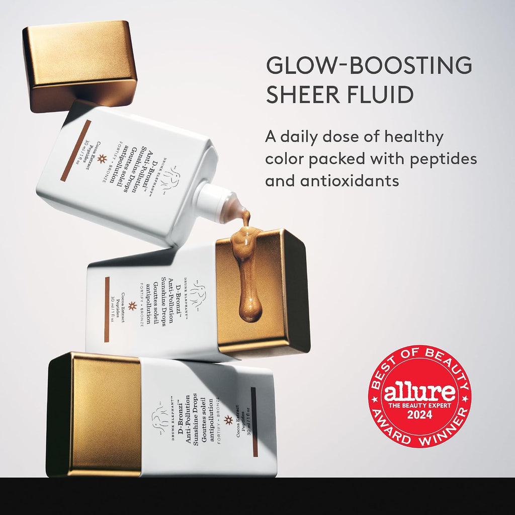Drunk Elephant D-Bronzi Sunshine Drops - Bronzing Color Serum Drops - Clean Clinical Skincare - Cruelty-Free - Dermatologist-Tested - Free Of Essential Oils, Silicones, And Fragrance