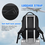 Paude Backpack For Men And Women,School Backpack For Teens,15.6 Inch Laptop Backpack With Usb Charging Port For Business College Travel