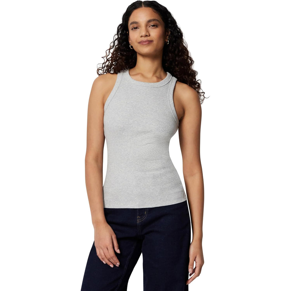 Amazon Essentials Women's Slim-Fit High Neck Ribbed Tank