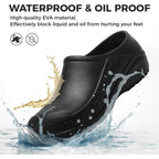 Chef Shoes Men Women Non Slip Work Shoes Water Proof Closed Toe Clogs For Nurse Kitchen Restaurant Food Service
