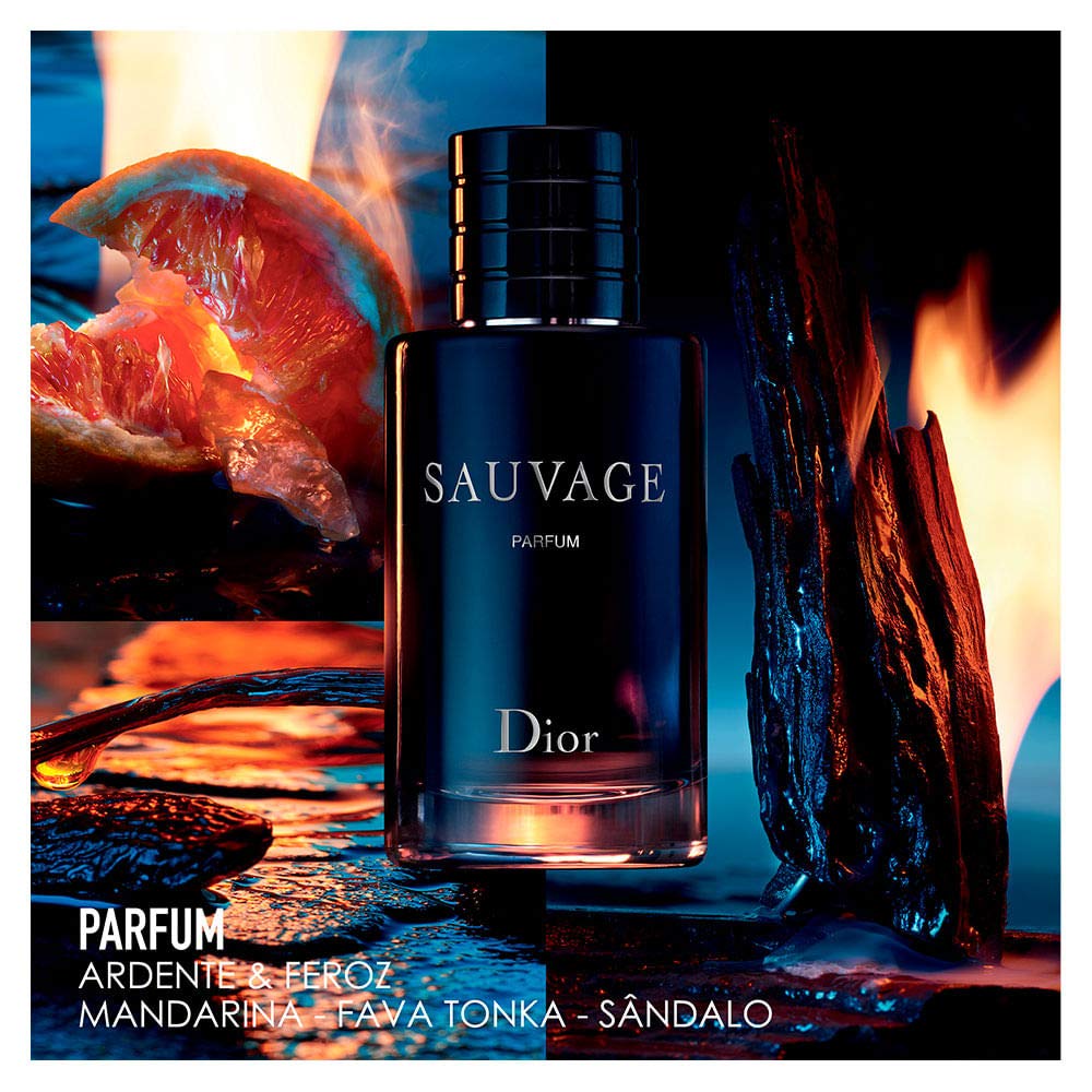 Dior Sauvage Parfum Spray For Men 3.4 Ounces
