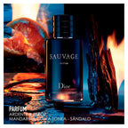 Dior Sauvage Parfum Spray For Men 3.4 Ounces