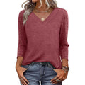 Wiholl 3/4 Length Sleeve Womens Tops Lightweight Summer Outfits Plus Size Casual T-Shirts