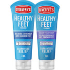 O'Keeffe's for Healthy Feet Foot Cream; 3.0 Ounce Tube and O'Keeffe's for Healthy Feet Night Treatment Foot Cream; 3.0 Ounce Tube; Relieves Extremely Dry; Cracked Feet