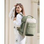 Lovevook 40L Travel Backpack For Women & Men, Airline Approved Carry On Luggage With 3 Packing Cubes, Tsa Overnight Bags, Waterproof Personal Item Bag, Weekender Essentials Backpacks Fits 17" Laptop