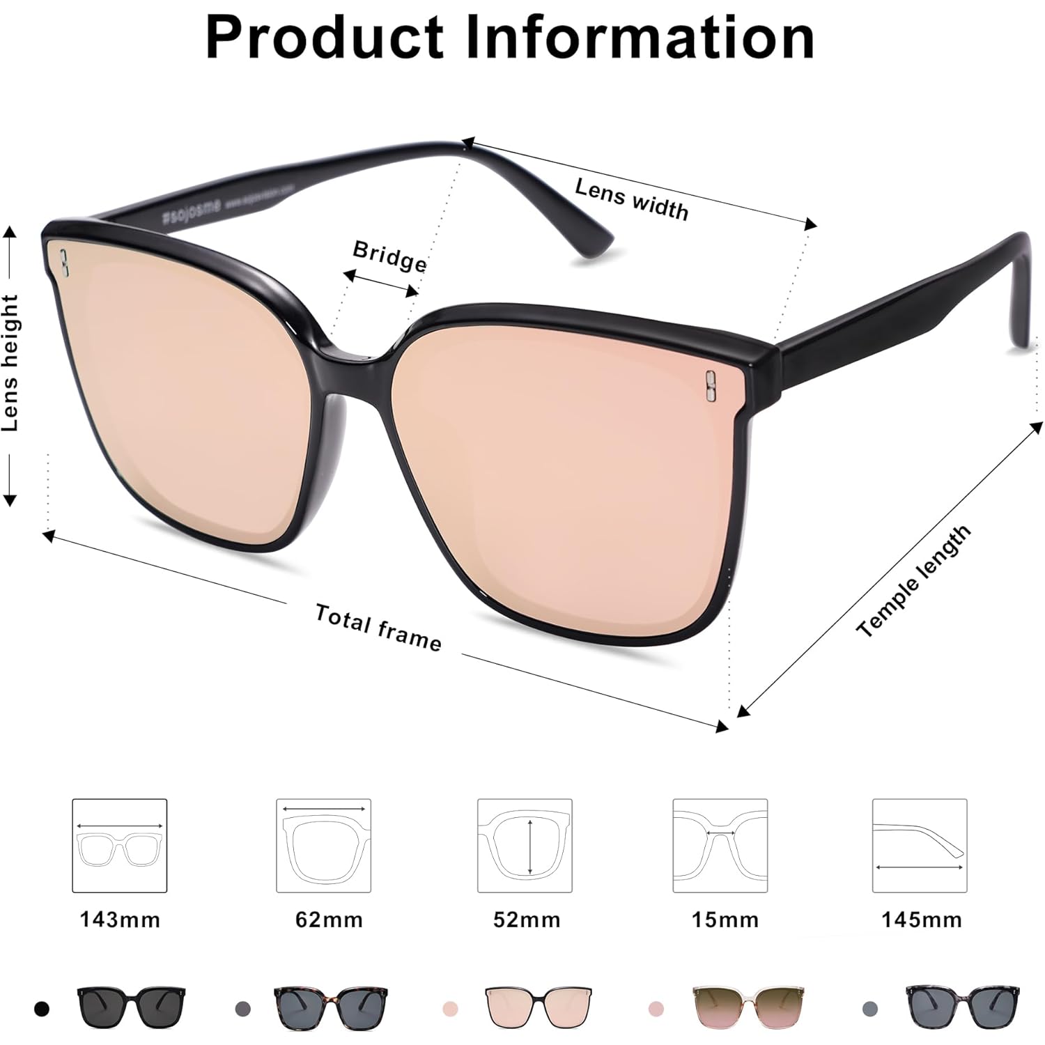SOJOS Sunglasses for Women Men Vintage Style Shades SJ2157